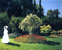 CLAUDE MONET JEANNE MARGUERITE LECADRE IN THE GARDEN ARTIST PAINTING HANDMADE