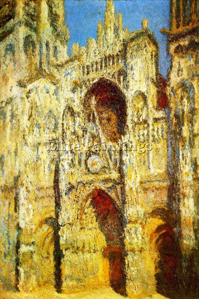 MONET LA CATHEDRALE DE ROUEN LE PORTAIL ET LA TOUR SAINT ROMAIN 1893 OIL CANVAS