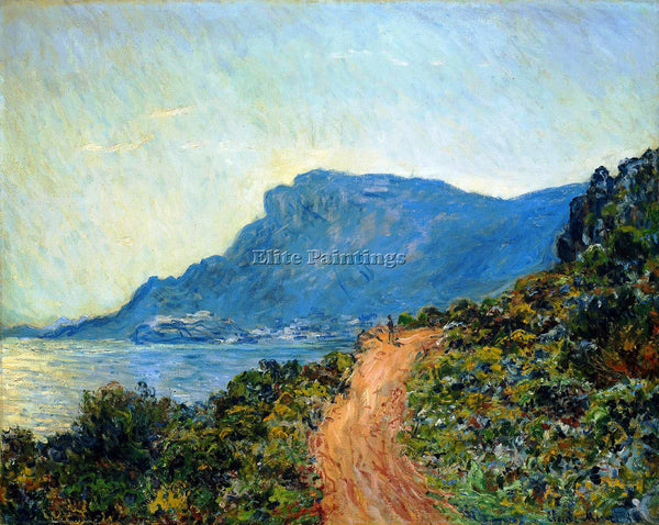 CLAUDE MONET LA CORNICHE SUN ARTIST PAINTING REPRODUCTION HANDMADE CANVAS REPRO