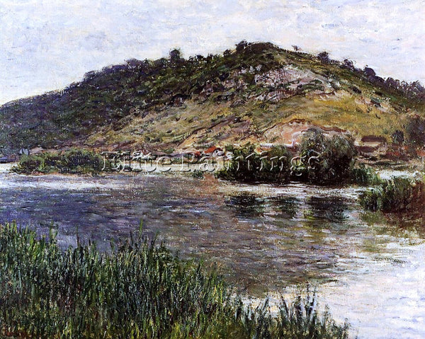 CLAUDE MONET LANDSCAPE AT PORT VILLEZ ARTIST PAINTING REPRODUCTION HANDMADE OIL