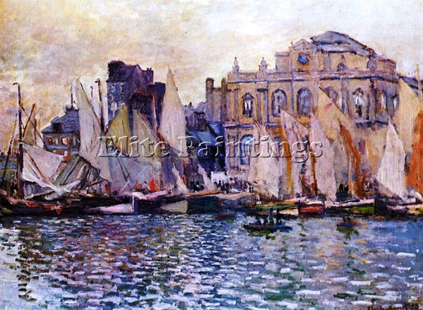 CLAUDE MONET LE HAVRE MUSEUM ARTIST PAINTING REPRODUCTION HANDMADE CANVAS REPRO