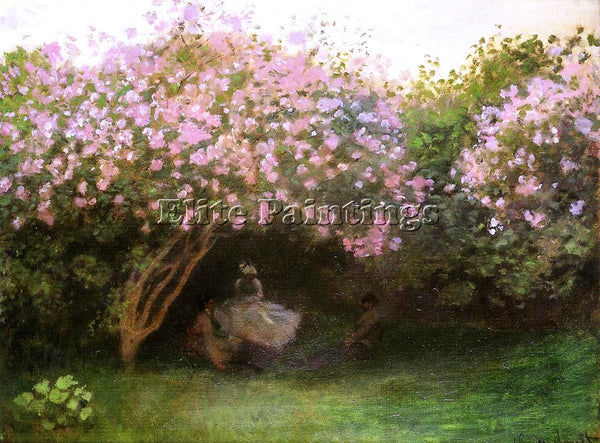 CLAUDE MONET LILACS GREY WEATHER ARTIST PAINTING REPRODUCTION HANDMADE OIL REPRO