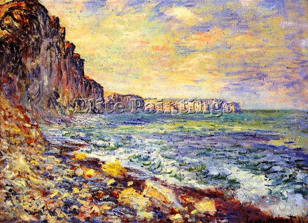 CLAUDE MONET MORNING BY THE SEA ARTIST PAINTING REPRODUCTION HANDMADE OIL CANVAS