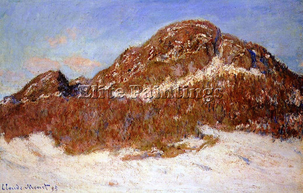 CLAUDE MONET MOUNT KOLSAAS 2 ARTIST PAINTING REPRODUCTION HANDMADE CANVAS REPRO
