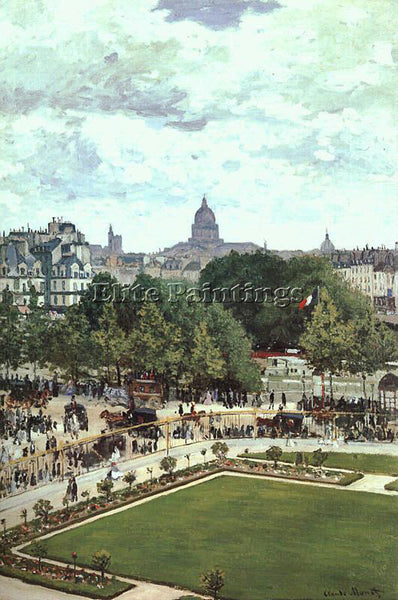 CLAUDE MONET MUSEE DE LOUVRE ARTIST PAINTING REPRODUCTION HANDMADE CANVAS REPRO