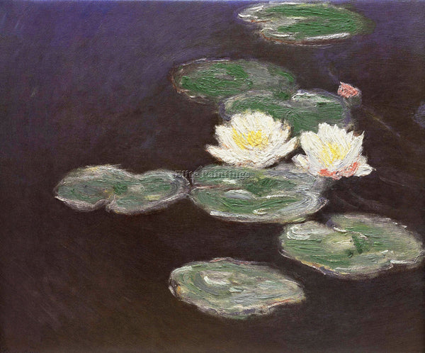CLAUDE MONET NYMPHEAS WATERLILIES ARTIST PAINTING REPRODUCTION HANDMADE OIL DECO