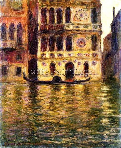 CLAUDE MONET PALAZZO DARIO 2 ARTIST PAINTING REPRODUCTION HANDMADE CANVAS REPRO