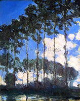 CLAUDE MONET POPLARS ON THE BANKS OF THE RIVER EPTE 1 ARTIST PAINTING HANDMADE
