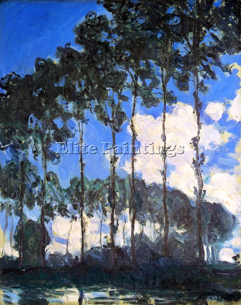 CLAUDE MONET POPLARS ON THE BANKS OF THE RIVER EPTE 1 ARTIST PAINTING HANDMADE