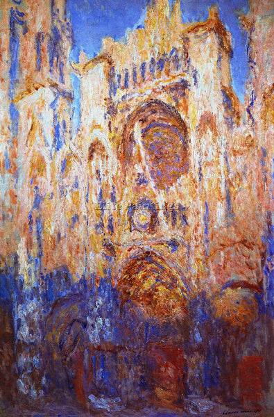CLAUDE MONET ROUEN CATHEDRAL EFFECTS OF SUN END OF DAY 1663X2529 ARTIST PAINTING