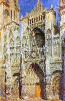 CLAUDE MONET ROUEN CATHEDRAL SUNLIGHT EFFECT 2 ARTIST PAINTING REPRODUCTION OIL