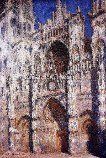 CLAUDE MONET ROUEN CATHEDRAL ARTIST PAINTING REPRODUCTION HANDMADE CANVAS REPRO
