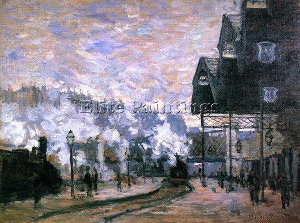 CLAUDE MONET SAINT LAZARE STATION THE WESTERN REGION GOODS SHEDS ARTIST PAINTING