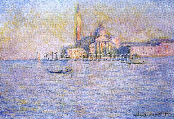 CLAUDE MONET SAN GIORGIO MAGGIORE 1 ARTIST PAINTING REPRODUCTION HANDMADE OIL