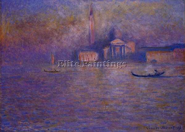 CLAUDE MONET SAN GIORGIO MAGGIORE 4 ARTIST PAINTING REPRODUCTION HANDMADE OIL