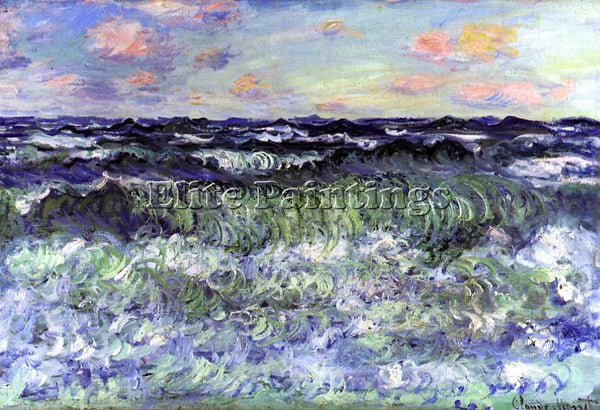 CLAUDE MONET SEA STUDY ARTIST PAINTING REPRODUCTION HANDMADE CANVAS REPRO WALL