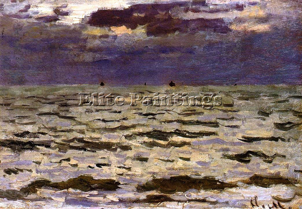 CLAUDE MONET SEASCAPE ARTIST PAINTING REPRODUCTION HANDMADE OIL CANVAS REPRO ART