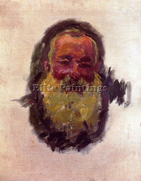 CLAUDE MONET SELF PORTRAIT ARTIST PAINTING REPRODUCTION HANDMADE OIL CANVAS DECO
