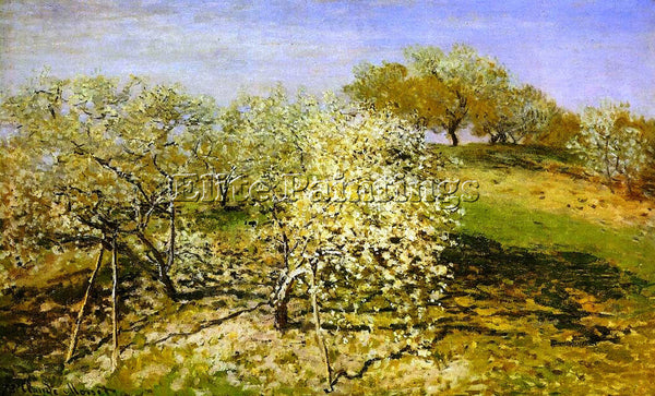CLAUDE MONET SPRINGTIME 1 ARTIST PAINTING REPRODUCTION HANDMADE OIL CANVAS REPRO