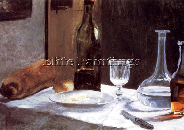 CLAUDE MONET STILL LIFE WITH BOTTLES 859 ARTIST PAINTING REPRODUCTION HANDMADE