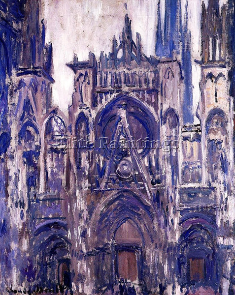 CLAUDE MONET STUDY OF THE PORTAL ARTIST PAINTING REPRODUCTION HANDMADE OIL REPRO