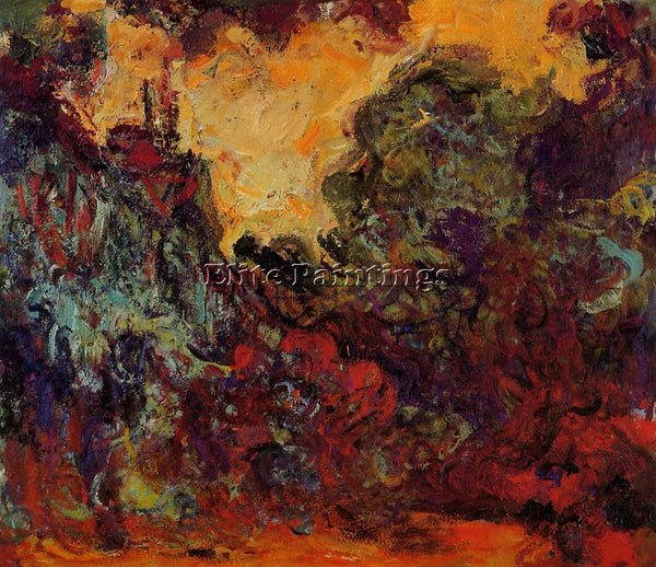 CLAUDE MONET THE ARTIST S HOUSE VIEW FROM THE ROSE GARDEN ARTIST PAINTING CANVAS