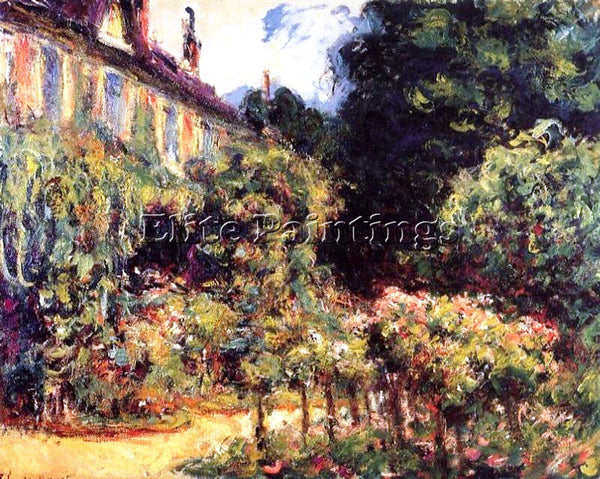 CLAUDE MONET THE ARTIST S HOUSE AT GIVERNY ARTIST PAINTING REPRODUCTION HANDMADE