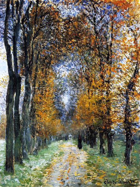 CLAUDE MONET THE AVENUE ARTIST PAINTING REPRODUCTION HANDMADE CANVAS REPRO WALL