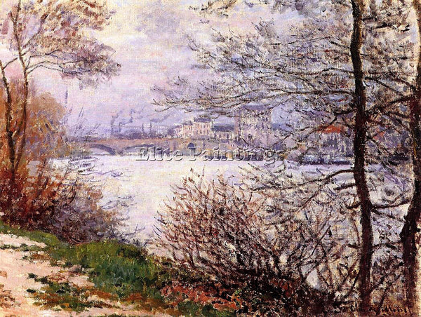 CLAUDE MONET THE BANKS OF THE SEINE ILE DE LA GRANDE JATTE ARTIST PAINTING REPRO