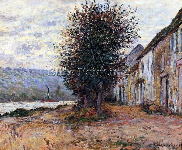 CLAUDE MONET THE BANKS OF THE SEINE ARTIST PAINTING REPRODUCTION HANDMADE OIL