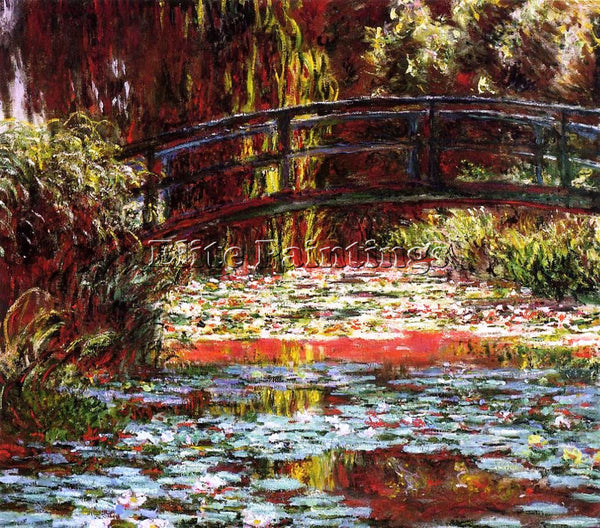 CLAUDE MONET THE BRIDGE OVER THE WATER LILY POND 1 ARTIST PAINTING REPRODUCTION