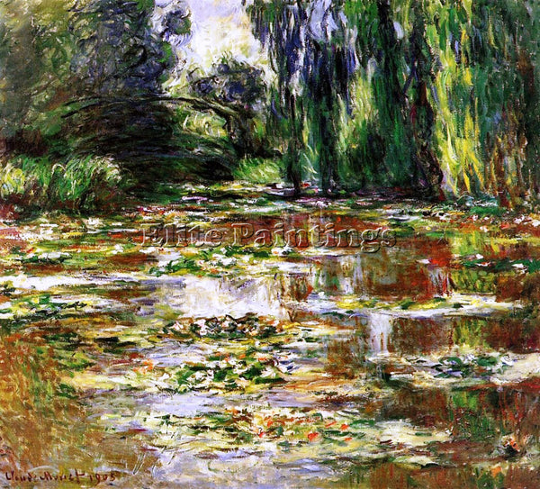 CLAUDE MONET THE BRIDGE OVER THE WATER LILY POND 2 ARTIST PAINTING REPRODUCTION