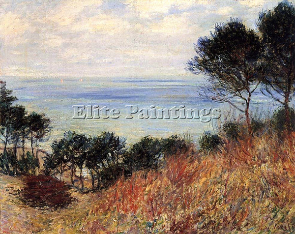 CLAUDE MONET THE COAST OF VARENGEVILLE ARTIST PAINTING REPRODUCTION HANDMADE OIL