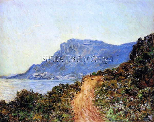 CLAUDE MONET THE CORNICHE OF MONACO ARTIST PAINTING REPRODUCTION HANDMADE OIL