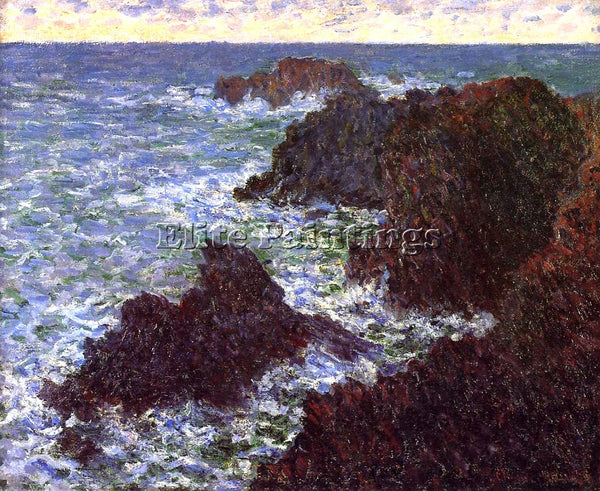 CLAUDE MONET THE COTE SAUVATE ARTIST PAINTING REPRODUCTION HANDMADE CANVAS REPRO