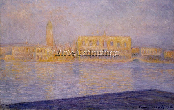 CLAUDE MONET THE DOGES PALACE SEEN FROM SAN GIORGIO MAGGIORE 1 PAINTING HANDMADE