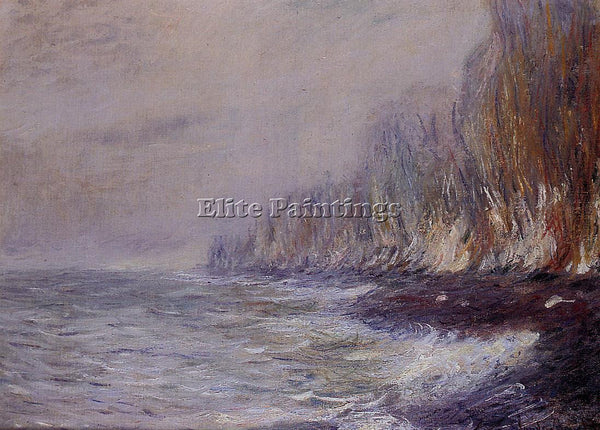 CLAUDE MONET THE EFFECT OF FOG NEAR DIEPPE ARTIST PAINTING REPRODUCTION HANDMADE