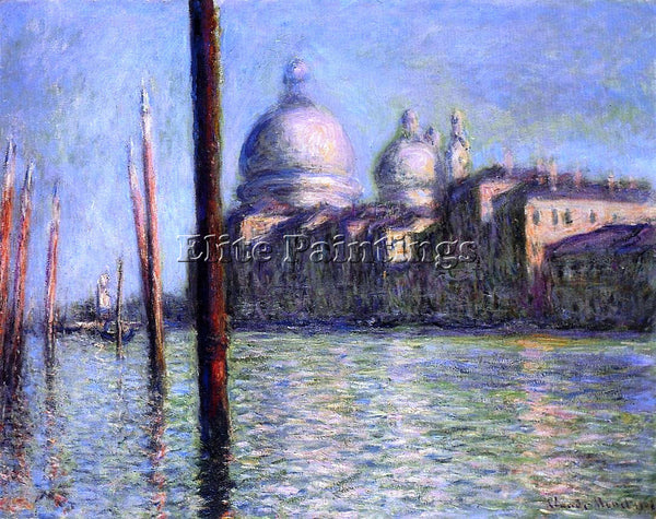 CLAUDE MONET THE GRAND CANAL 1 ARTIST PAINTING REPRODUCTION HANDMADE OIL CANVAS