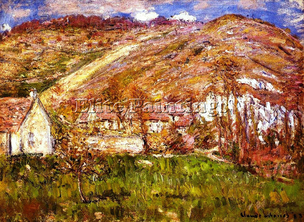 CLAUDE MONET THE HAMLET OF FALAISE NEAR GIVERNY ARTIST PAINTING REPRODUCTION OIL