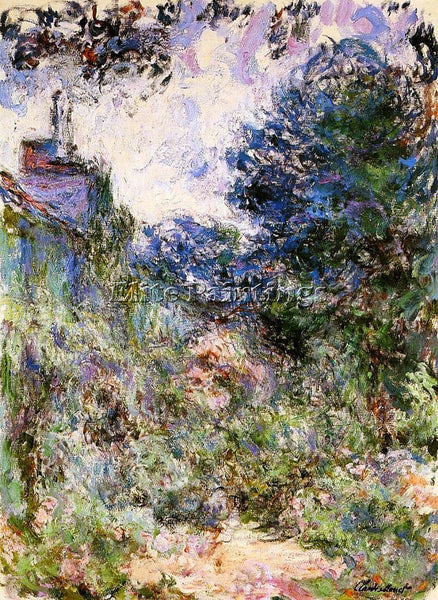 CLAUDE MONET THE HOUSE SEEN FROM THE ROSE GARDEN 1 ARTIST PAINTING REPRODUCTION