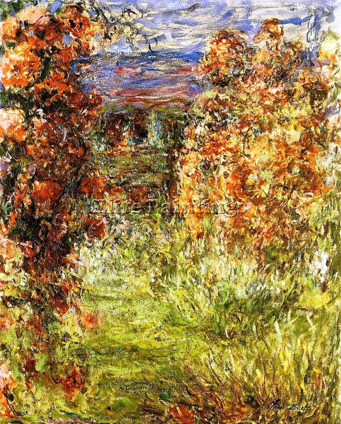 CLAUDE MONET THE HOUSE AMONG THE ROSES 2 ARTIST PAINTING REPRODUCTION HANDMADE