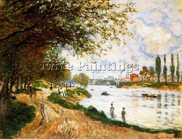 CLAUDE MONET THE ISLE LA GRANDE JATTE ARTIST PAINTING REPRODUCTION HANDMADE OIL