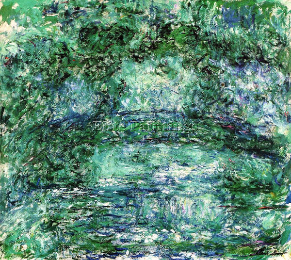 CLAUDE MONET THE JAPANESE BRIDGE 3 ARTIST PAINTING REPRODUCTION HANDMADE OIL ART