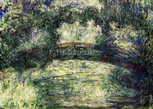 CLAUDE MONET THE JAPANESE BRIDGE 4 ARTIST PAINTING REPRODUCTION HANDMADE OIL ART