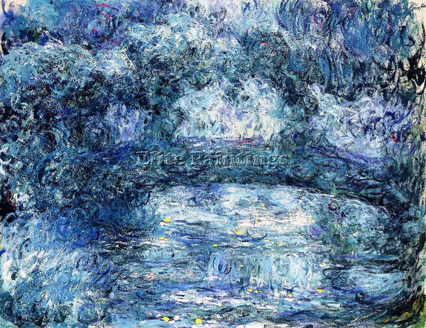 CLAUDE MONET THE JAPANESE BRIDGE 6 ARTIST PAINTING REPRODUCTION HANDMADE OIL ART