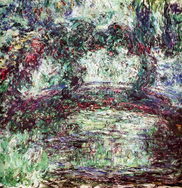 CLAUDE MONET THE JAPANESE BRIDGE 7 ARTIST PAINTING REPRODUCTION HANDMADE OIL ART