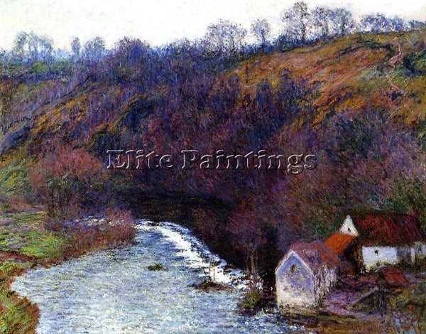 CLAUDE MONET THE MILL AT VERVY ARTIST PAINTING REPRODUCTION HANDMADE OIL CANVAS