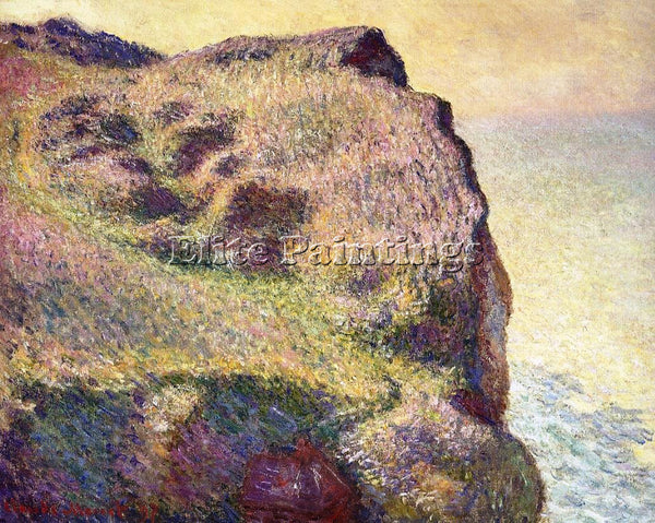 CLAUDE MONET THE POINT DU PETIT AILLY ARTIST PAINTING REPRODUCTION HANDMADE OIL