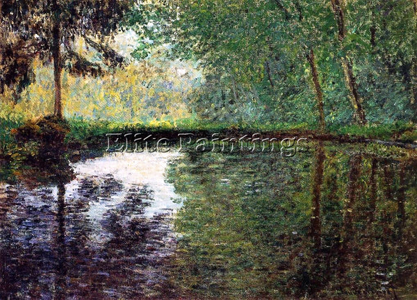 CLAUDE MONET THE POND AT MONTGERON 1 ARTIST PAINTING REPRODUCTION HANDMADE OIL
