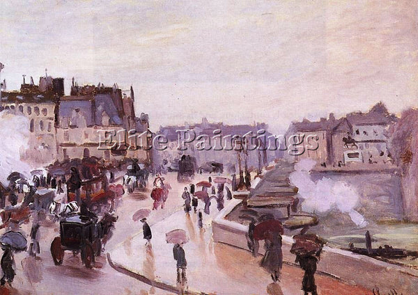 CLAUDE MONET THE PONT NEUF ARTIST PAINTING REPRODUCTION HANDMADE OIL CANVAS DECO